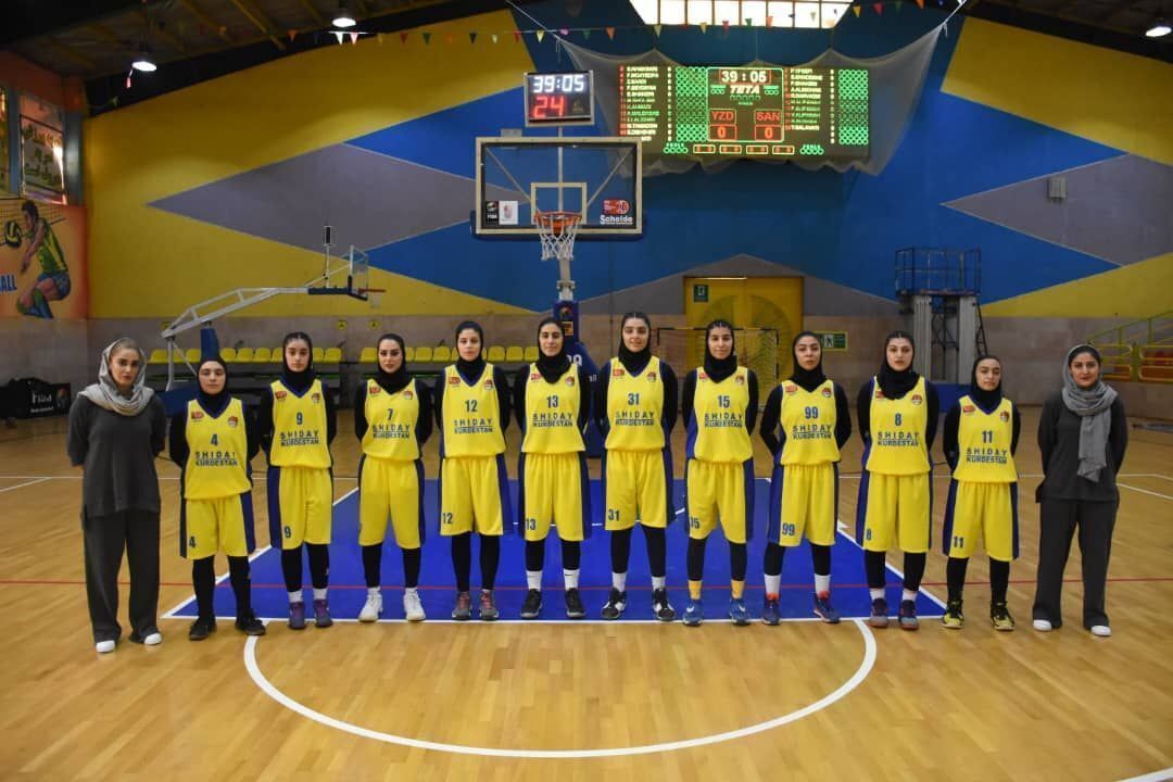 بانوان بلندقامت شیدای کردستان تیم مولتی کافه مشهد را با شکست بدرقه کردند