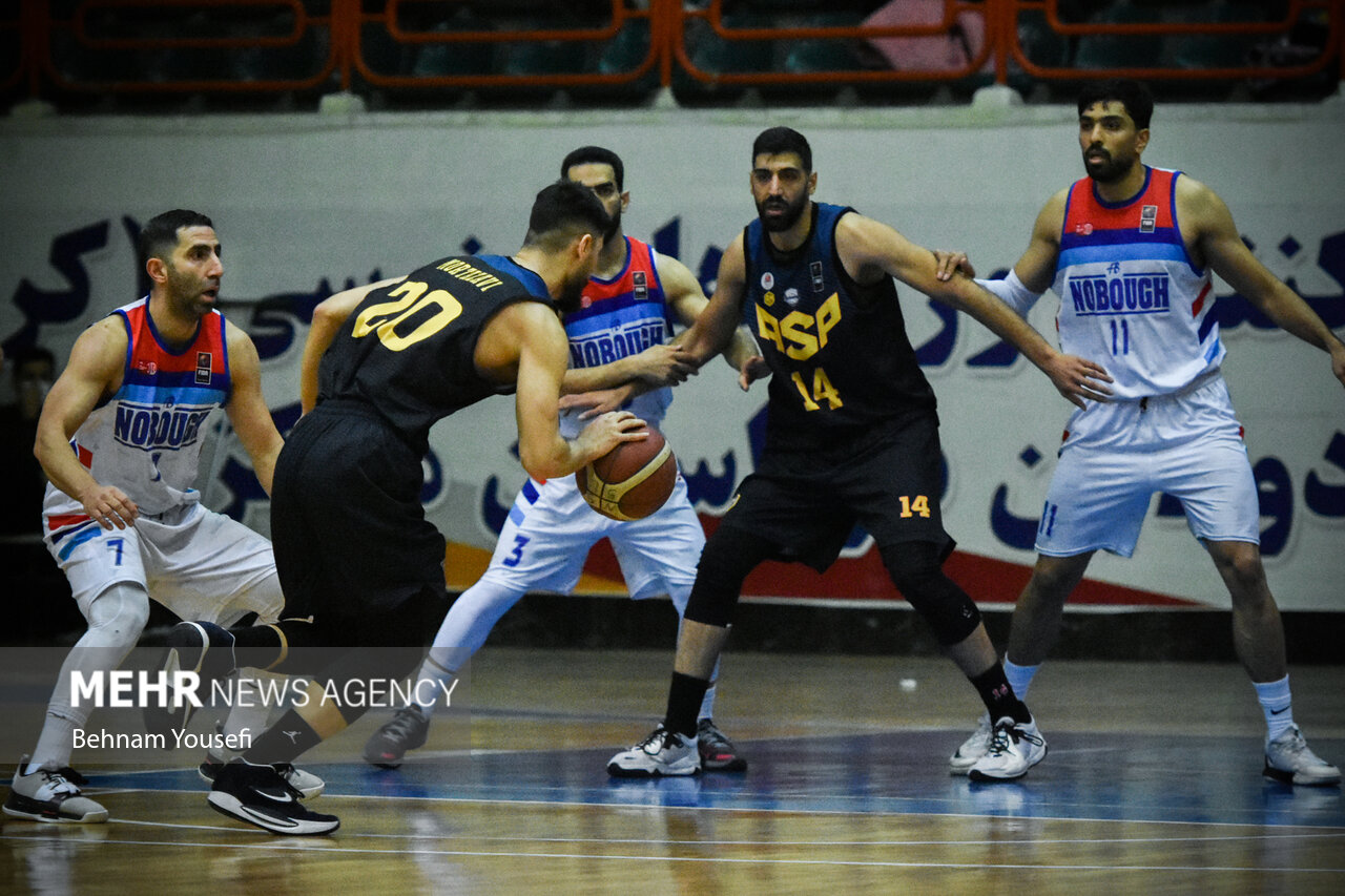 برتری تیم بسکتبال نبوغ مقابل آویژه پارسا مشهد