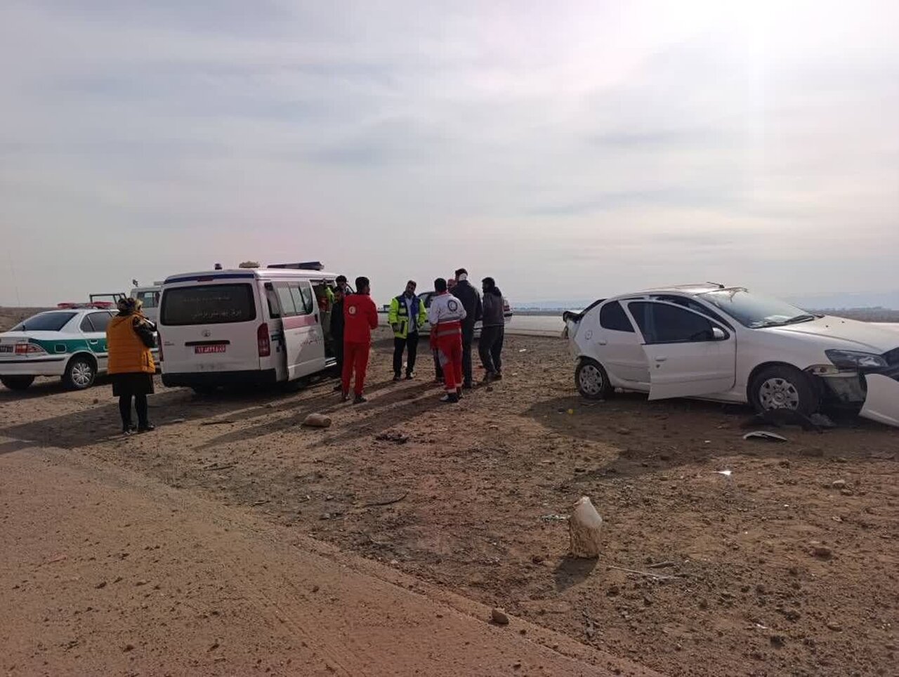 برخورد خودرو در جاده سلماس – خوی یک فوتی و ۵ مصدوم برجا گذاشت