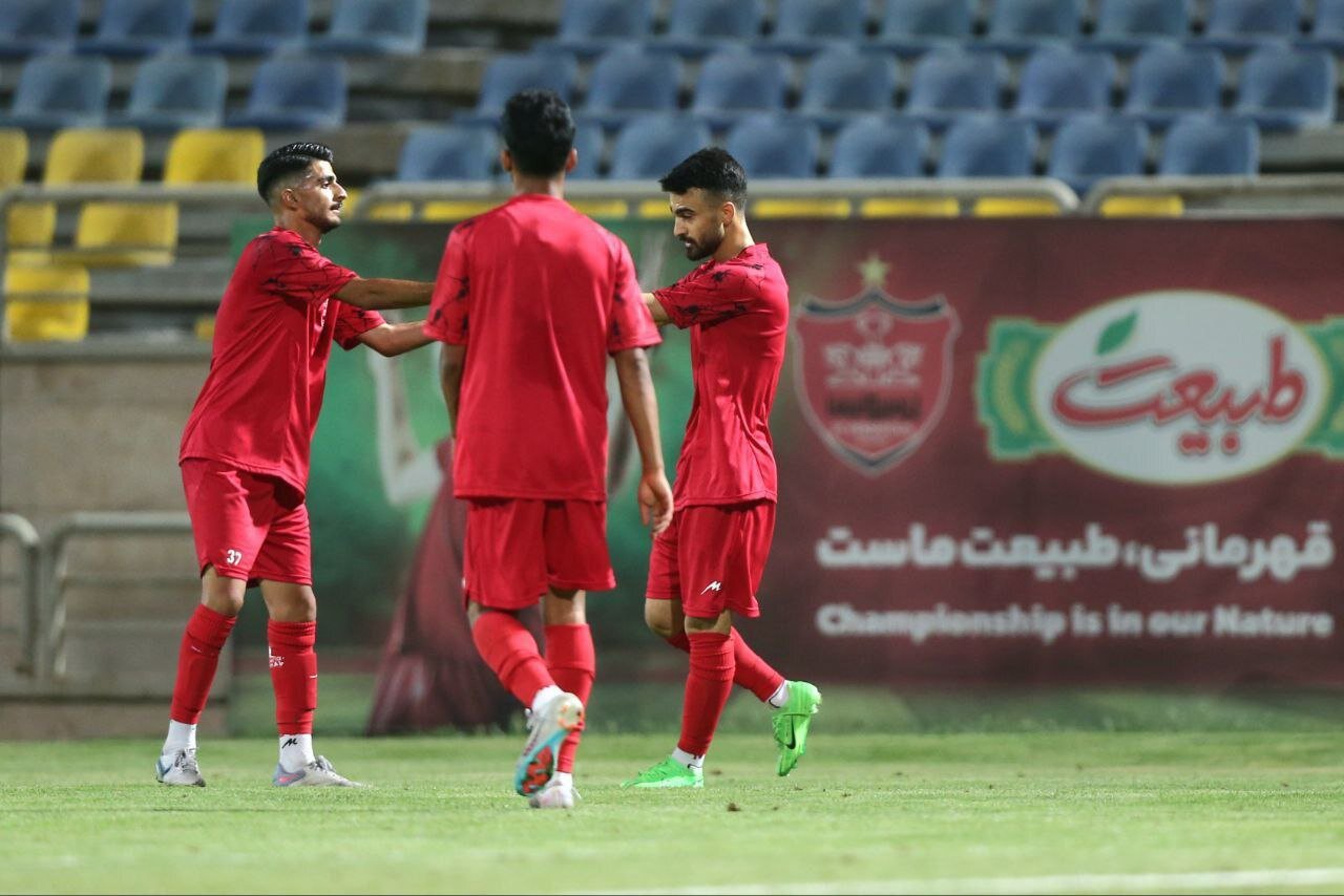برد بزرگسالان پرسپولیس مقابل آکادمی با بازیکنان جوان