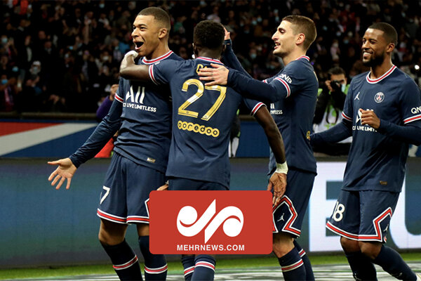 برد جذاب پاری سن ژرمن با دبل امباپه