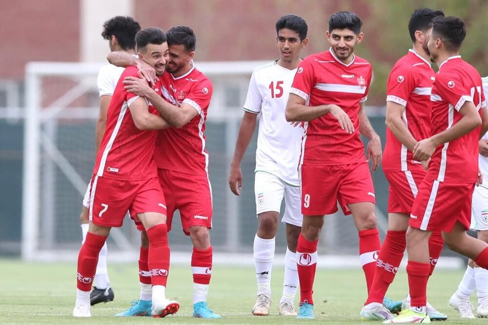 برد پرگل پرسپولیس مقابل تیم فوتبال امید ایران