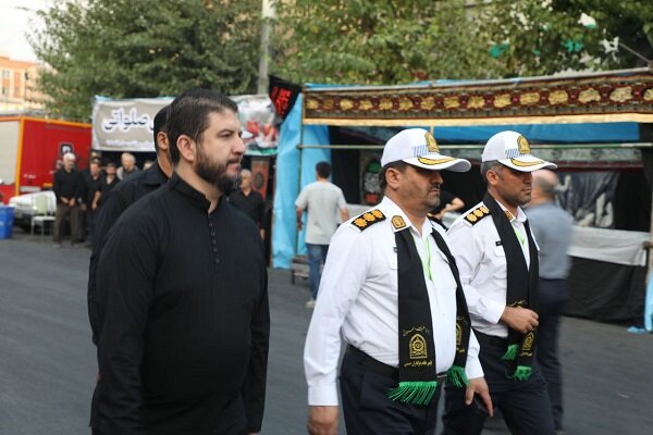 بررسی میدانی رئیس پلیس راهور تهران بزرگ از وضعیت
ترافیکی