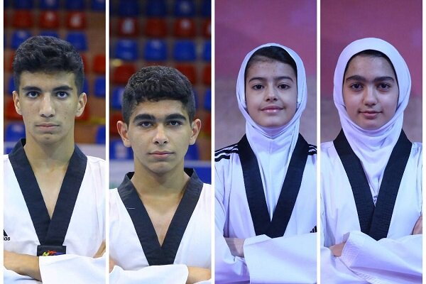برنامه مبارزات چهار تکواندوکار ایران در روز نخست