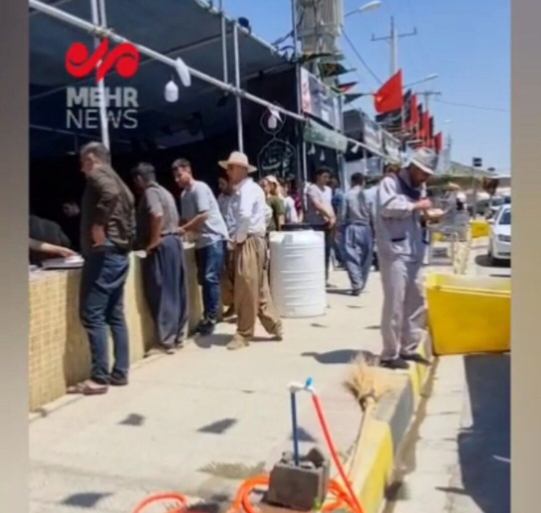 برپایی موکب راهنمایی زائران اربعین حسینی در مرز
باشماق