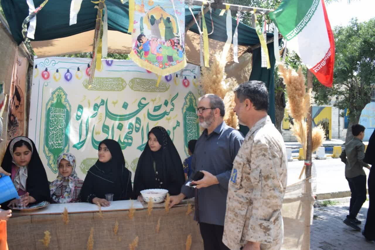 برپایی موکب «کوچولوهای غدیــر» در بیجار گروس