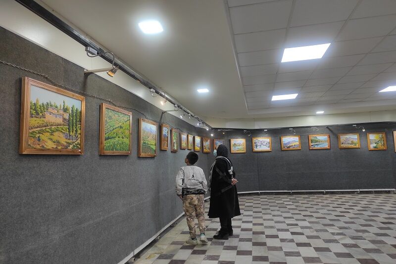 برپایی نمایشگاه نقاشی در بانه