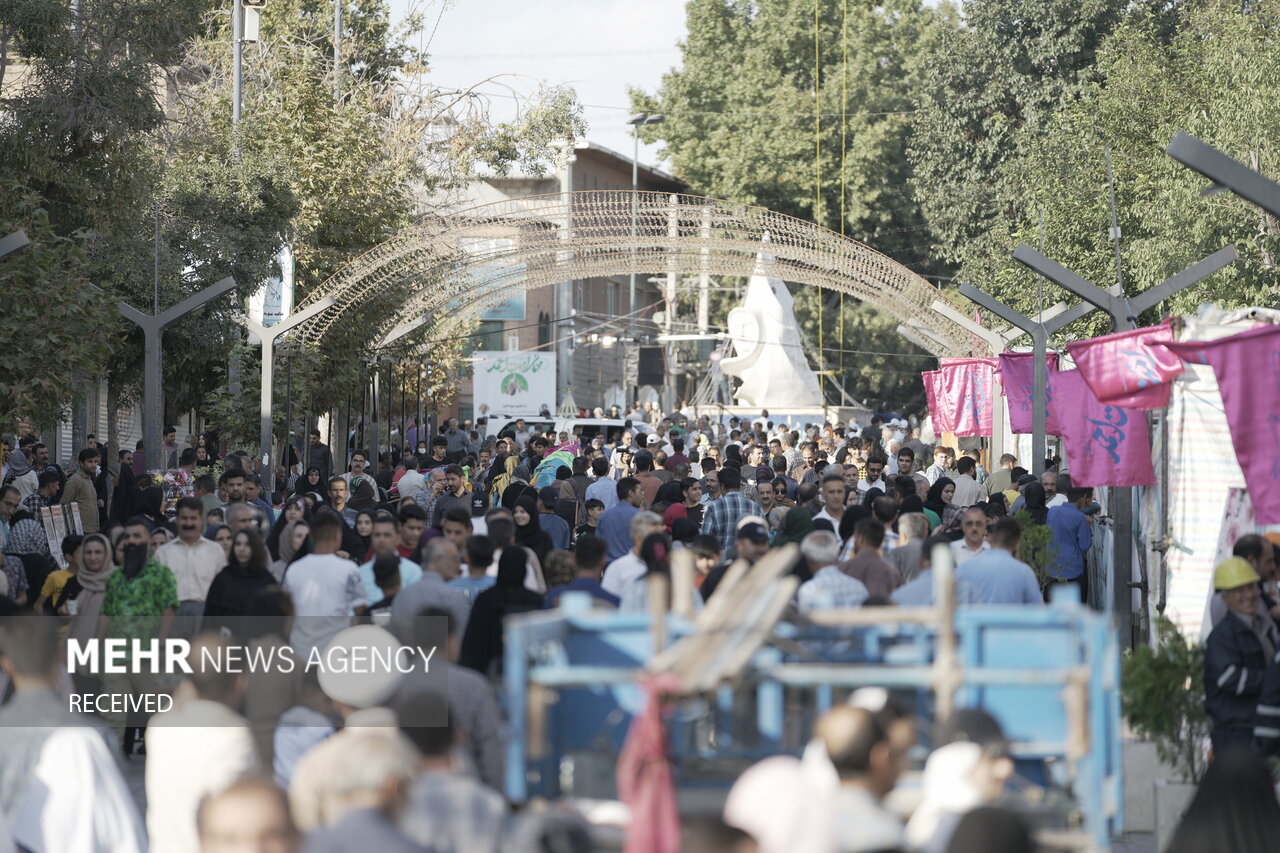برپایی ۵ غرفه مردمی دهگلان با نام شهدای خدمت در پیاده راه
فردوسی