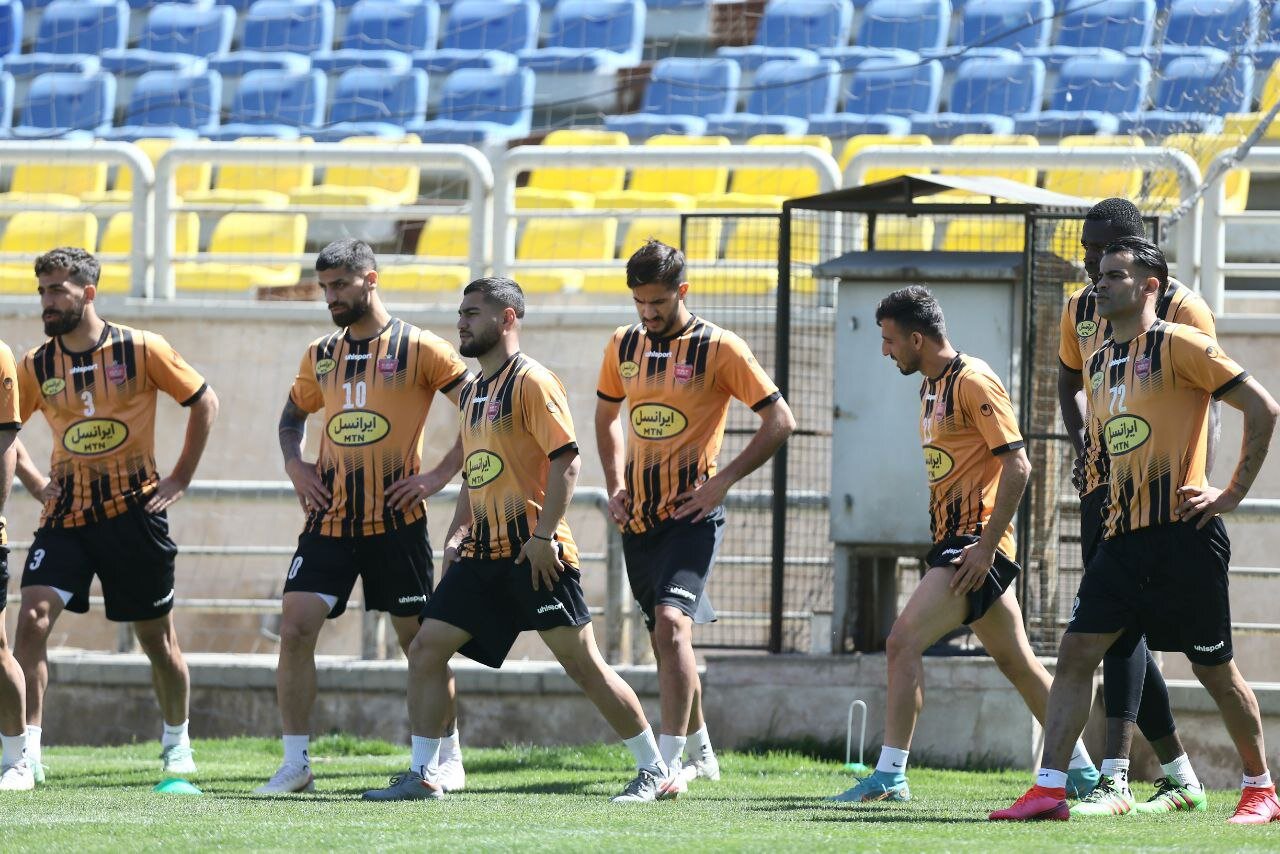 برگزاری آخرین تمرین پرسپولیس پیش از سفر به رفسنجان