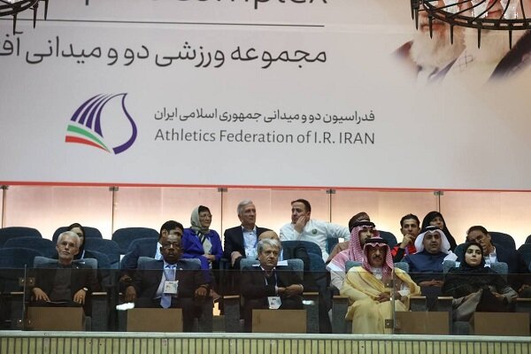 برگزاری افتتاحیه یازدهمین دوره رقابتهای دوومیدانی داخل سالن آسیا