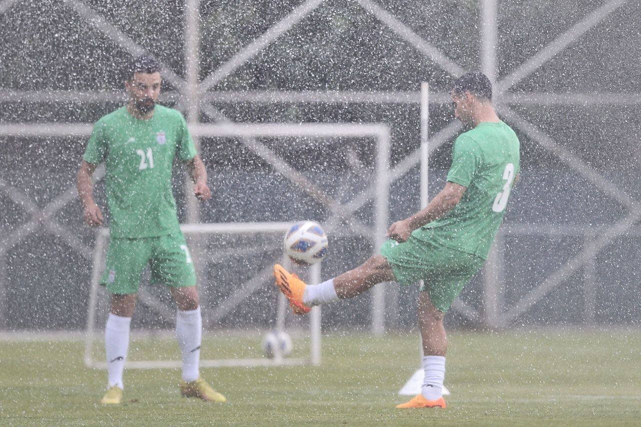 برگزاری تمرین تیم ملی فوتبال با حضور مربی ایتالیایی