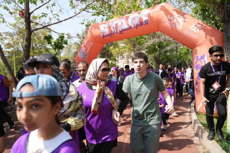 برگزاری دوی نمادین با بزرگسالان اتیسم در تهران، رشت وماهشهر