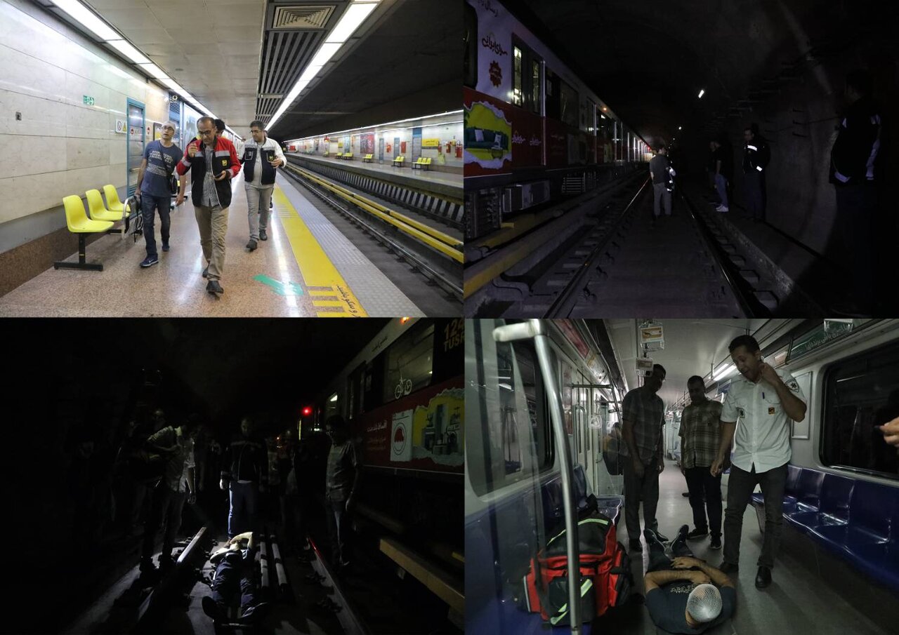 برگزاری مانور سراسری خرابی و اختلال در عملکرد پست‌های برق
مترو