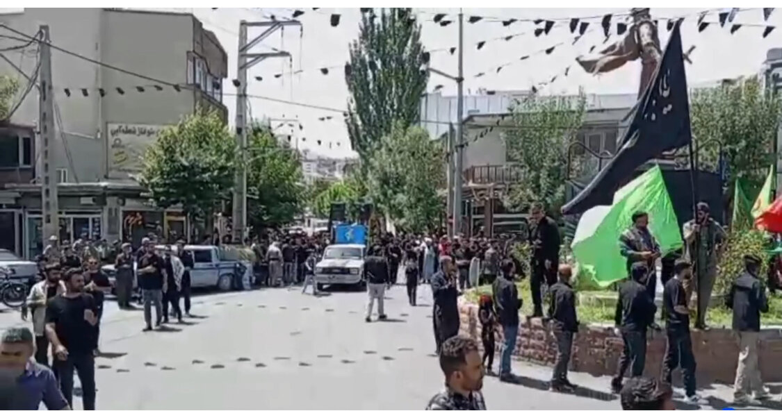 برگزاری مراسم تاسوعای حسینی در شهرستان مرزی سردشت