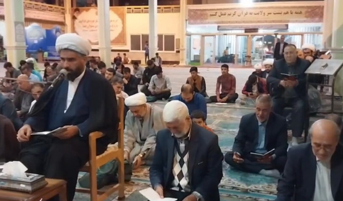 برگزاری مراسم دعای سلامتی رییس جمهور و هییت همراه در
میاندوآب