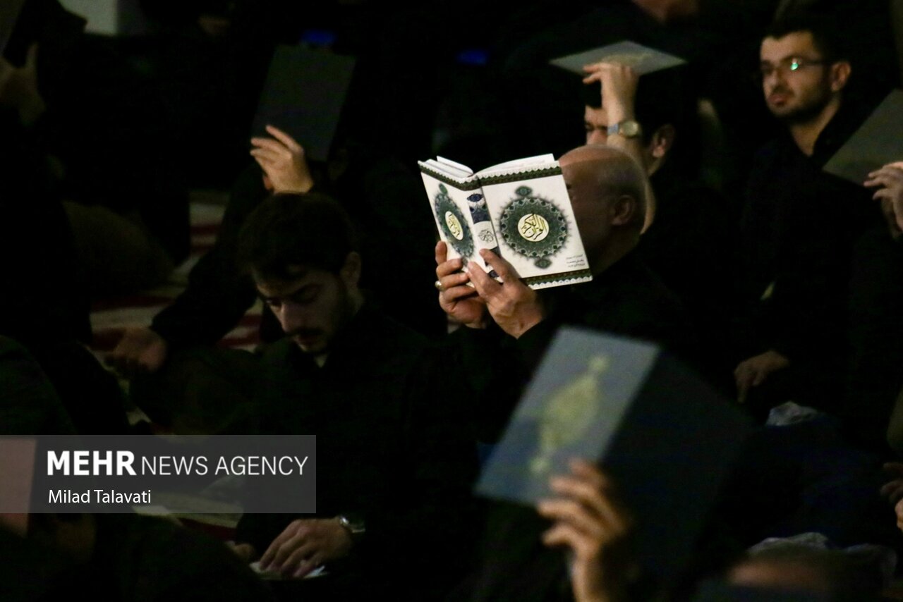 برگزاری مراسم شب قدر در شهرستان چهاربرج