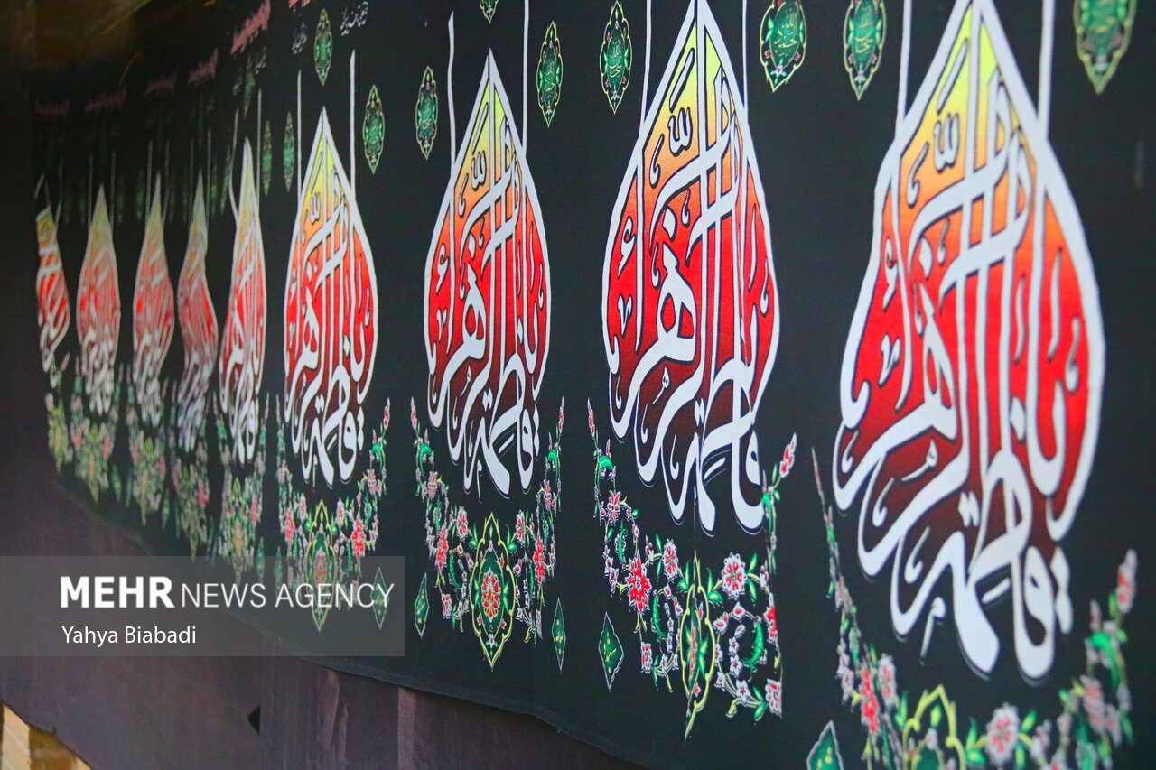 برگزاری مراسم عزاداری ایام فاطمیه در بیجار