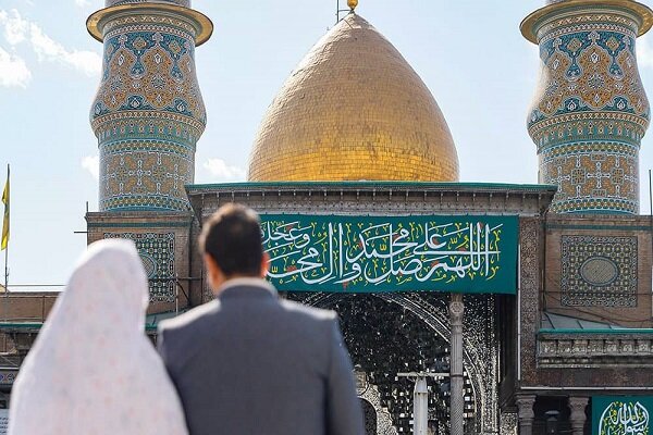 برگزاری مراسم عقد ۲۹ زوج جوان در حرم مطهر شاه عبدالعظیم حسنی
