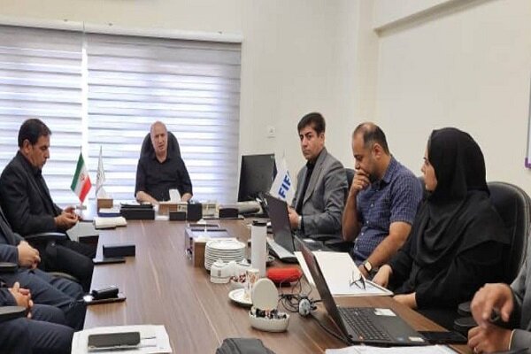 برگزاری نشست برنامه های طرح و توسعه ای مرکز ملی فوتبال با حضور تاج