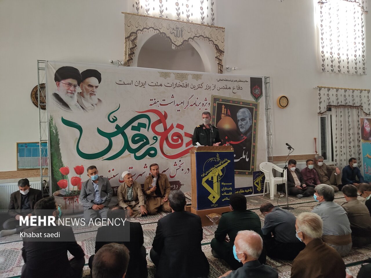 برگزاری یادواره شهدای بخش سیروان در روستای نیر