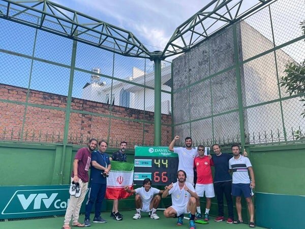 بقای تیم تنیس دیویس کاپ ایران در گروه سوم آسیا و اقیانوسیه