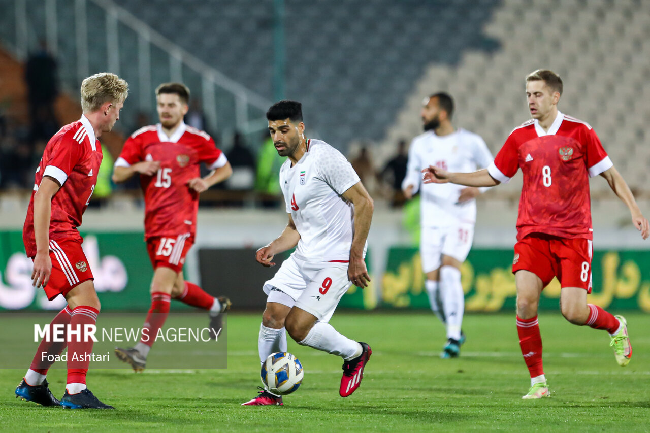 بلیت تماشای بازی تیم ملی فوتبال ایران و روسیه تمام شد