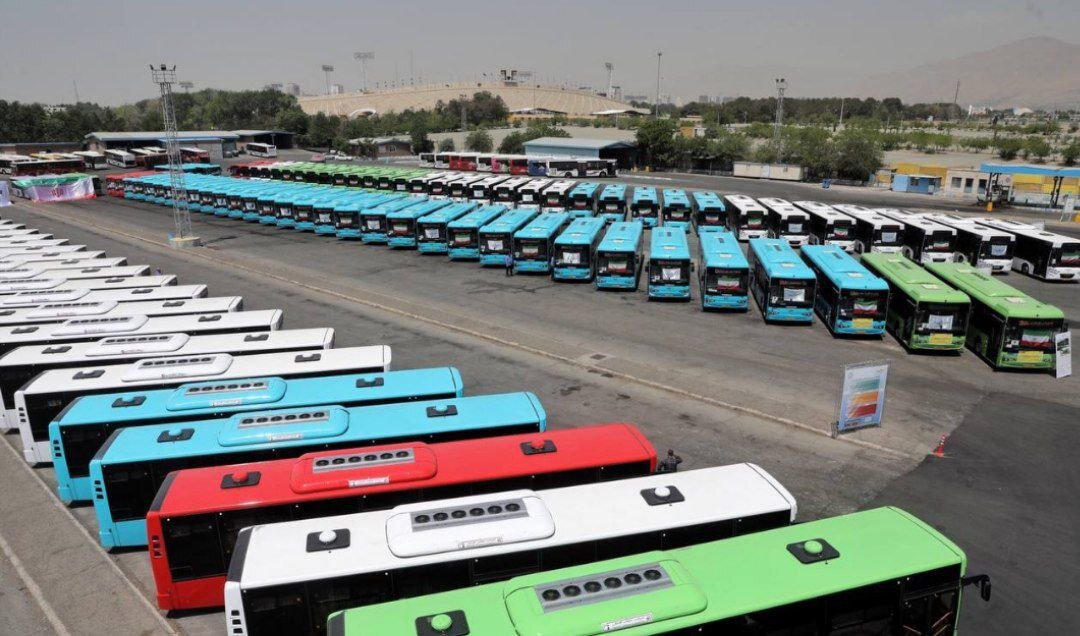 بهرهبرداری از اتوبوس جدید در جنوب تهران