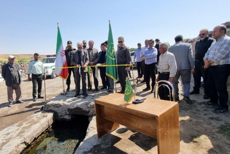 بهرهبرداری از قنات روستای قزلجهکند در هفته دولت