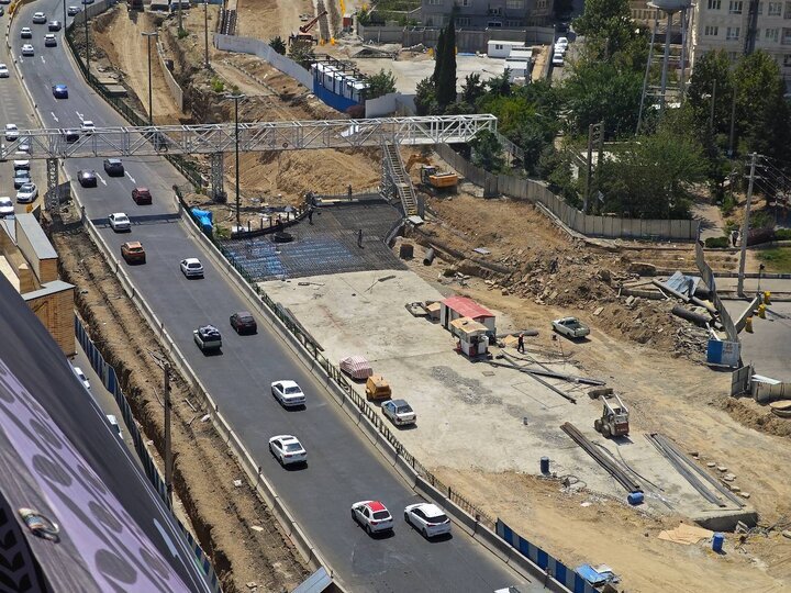 بهرهبرداری تقاطع آبشناسان-جنت آباد تهران طی اواخرپاییز