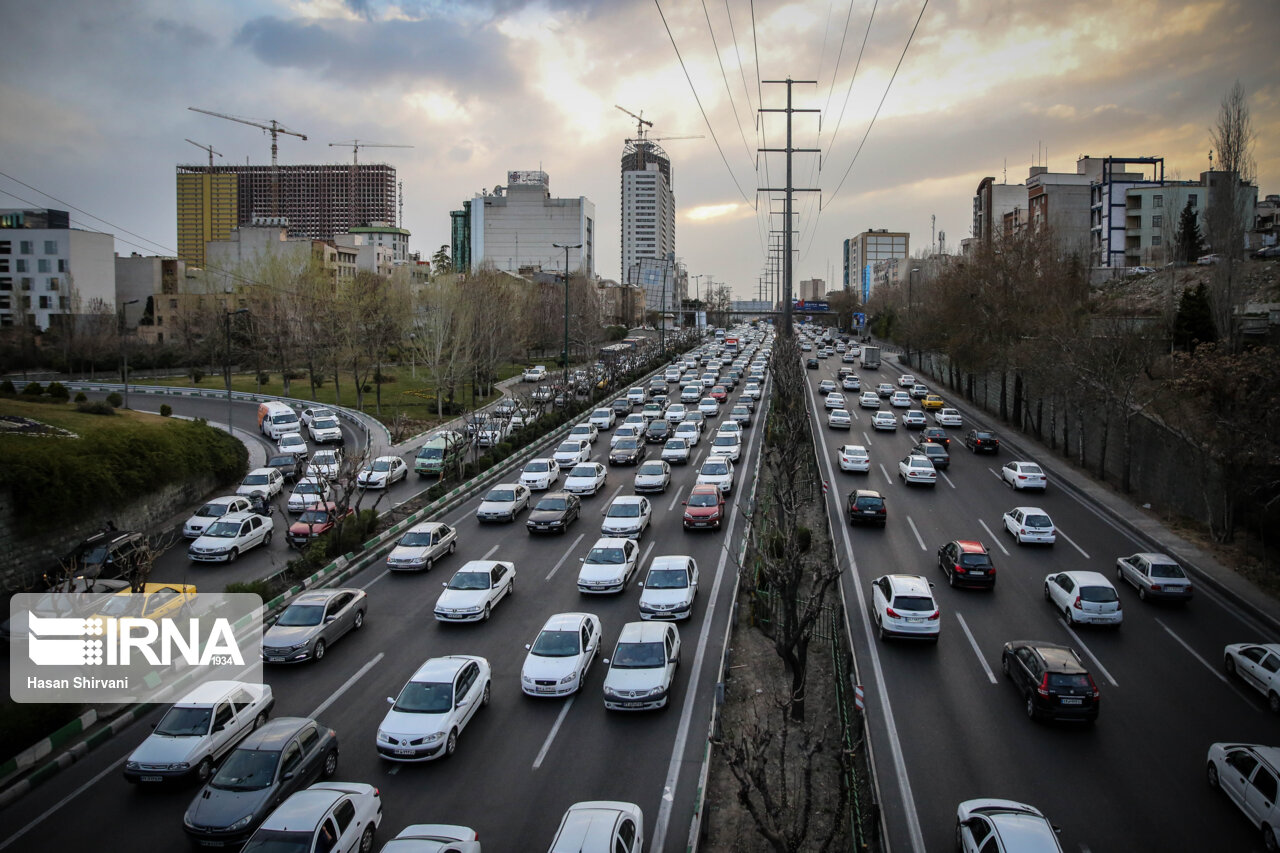بیشترین حجم ترافیک پایتخت در مناطق غربی است