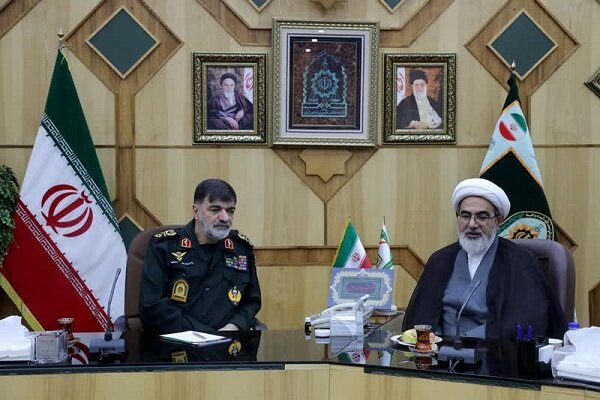 تأکید رئیس سازمان قضائی نیروهای مسلح بر نقش حیاتی فراجا در تأمین امنیت