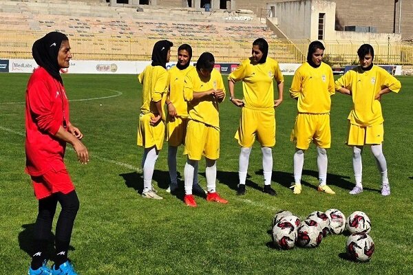 تاکتیک محوری در تمرین امروز تیم ملی فوتبال بانوان