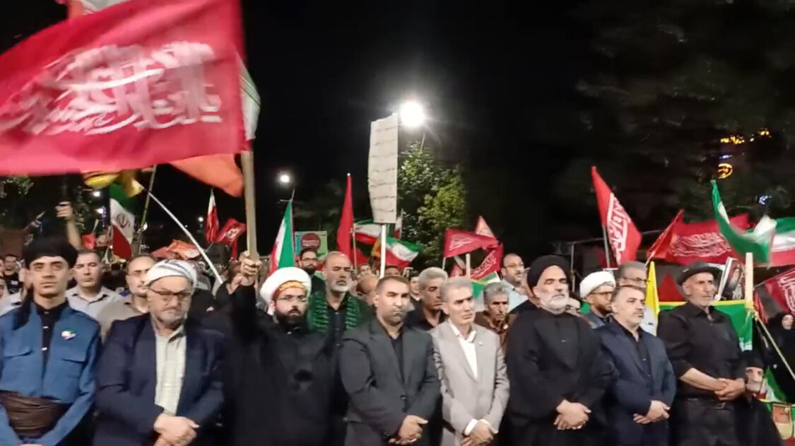تجمع سلماسیها در موج صد و پنجاه و چهارم شبهای مقاومت ملی