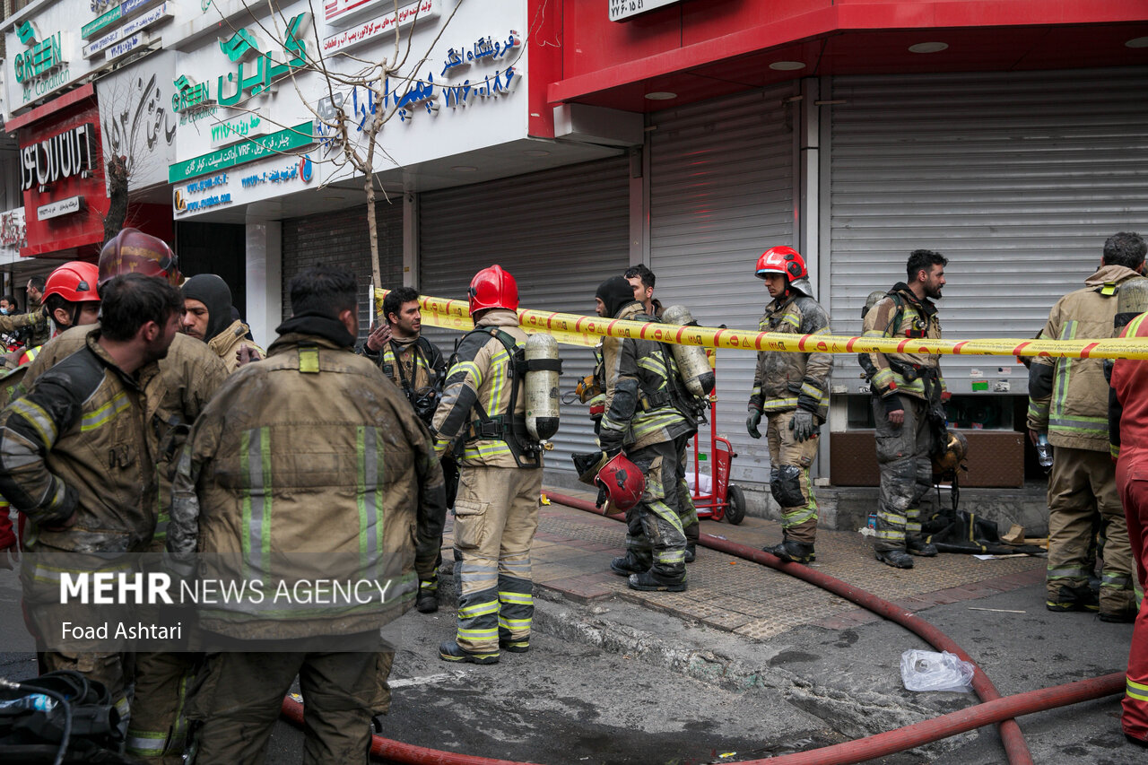 تخلیه ساختمان‌های مجاور محل حادثه به دلیل احتمالریزش