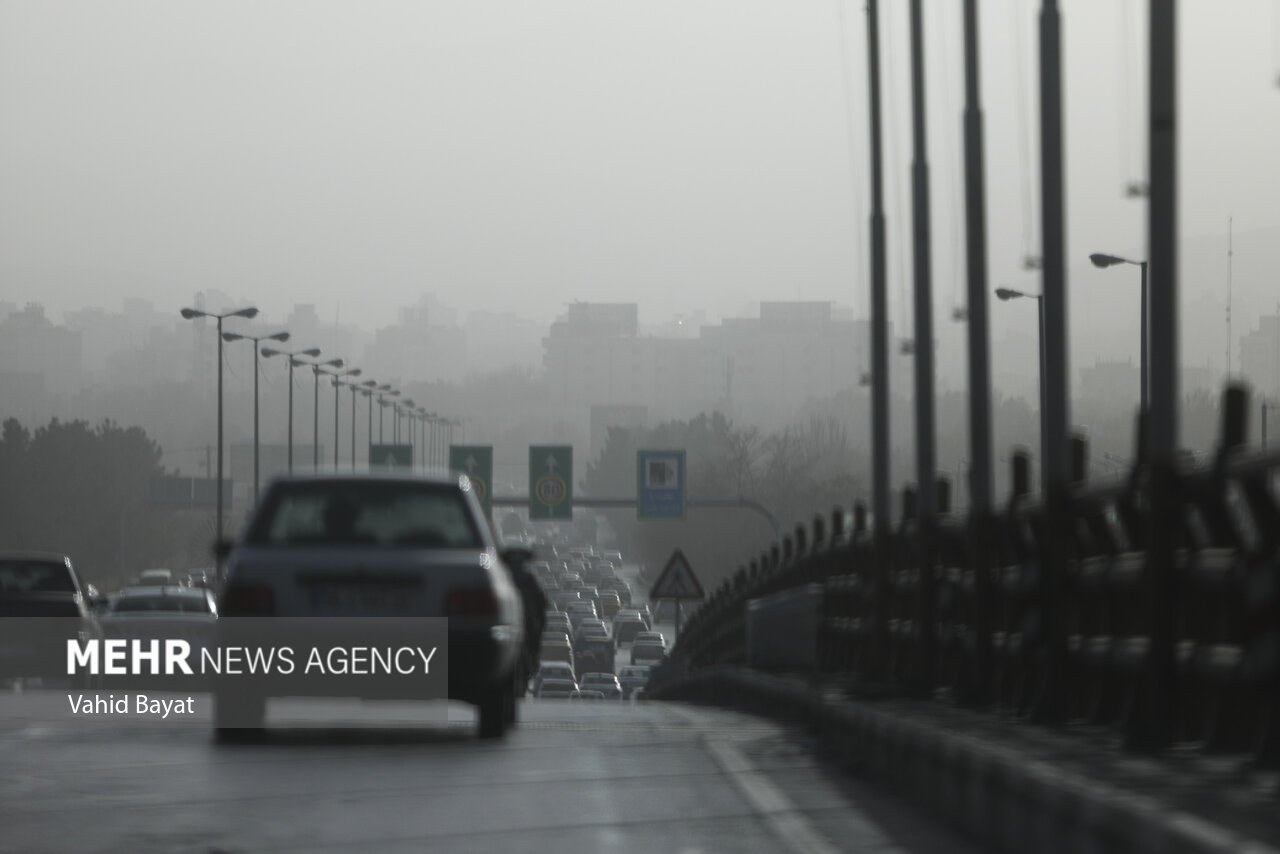 تداوم آلودگی هوای تهران طی روز جاری/ وضعیت در شرایط نارنجی