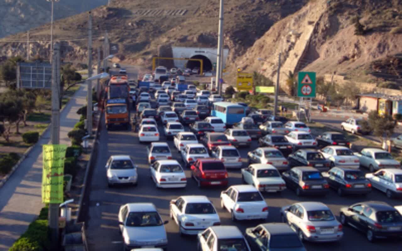 تداوم ترافیک سنگین در هراز
