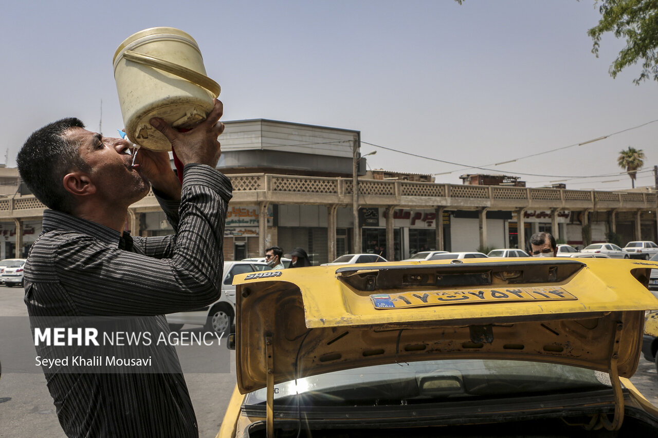 تداوم وقوع دماهای ۴۹ درجه و بالاتر در خوزستان