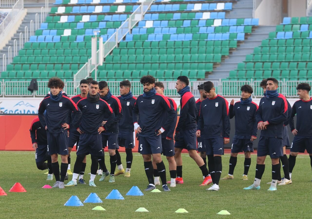 تذکر ماجدی به نمایندگان AFC در تمرین تیم فوتبالجوانان
