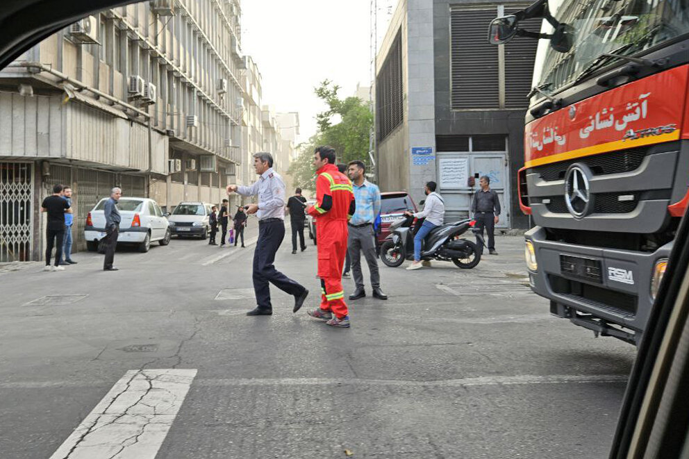 ترافیک سنگین در خیابان مفتح حدفاصل طالقانی-انقلاب