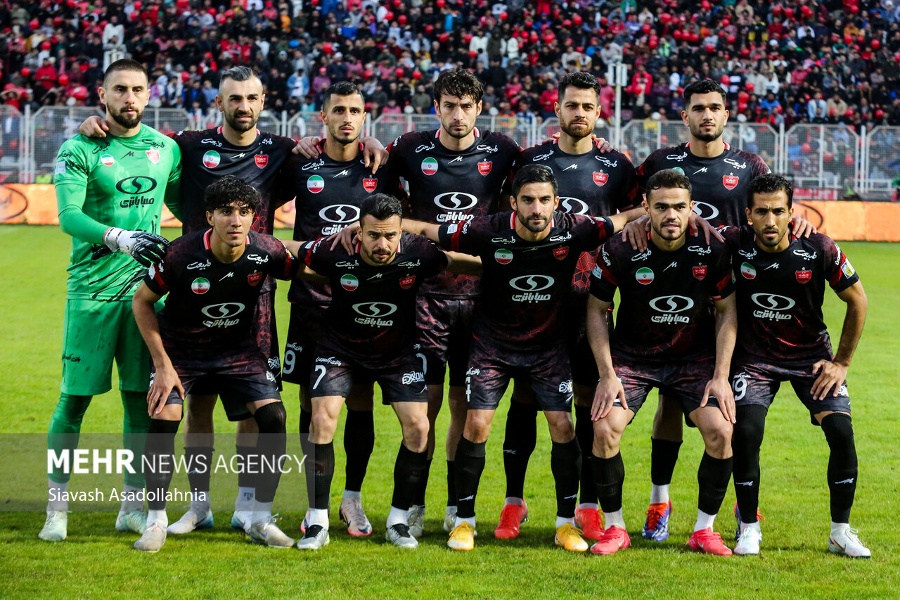 ترکیب تیم فوتبال پرسپولیس برای بازی با سپاهان اعلام شد