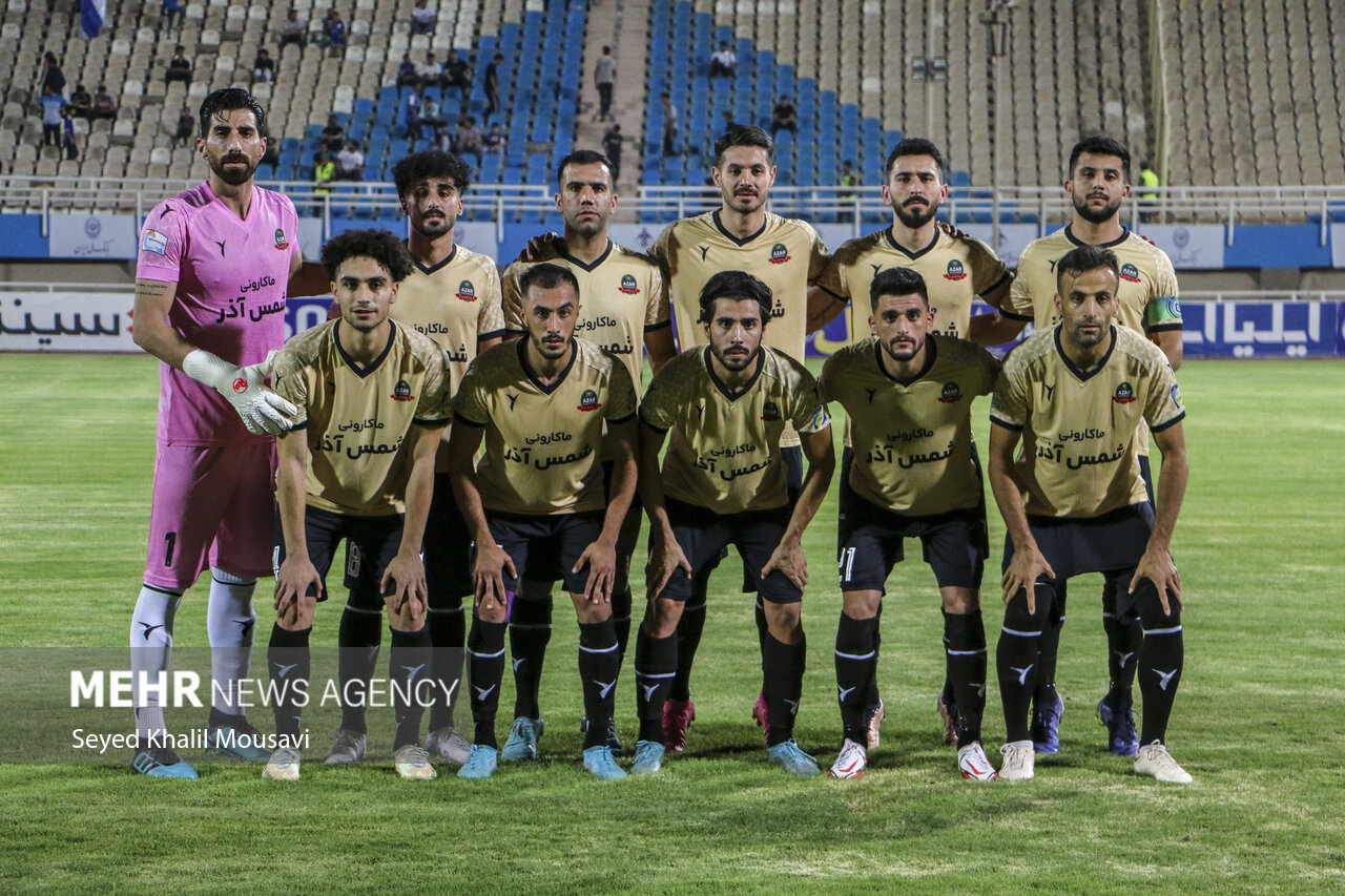 تساوی بدون گل شمس آذر مقابل آلومینیوم اراک در نیمه اول