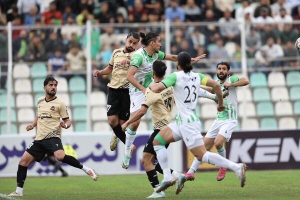 تساوی خیبر و شمس آذر در نیمه اول