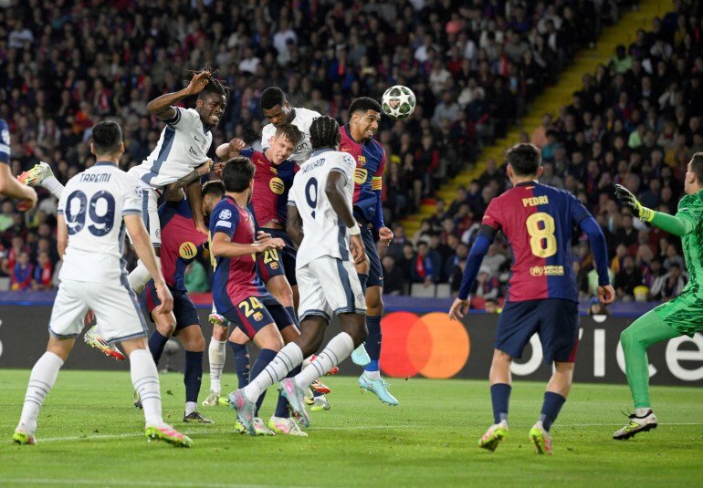 تساوی پرگل بارسا و اینتر در حضور یک نیمه ای مهاجم تیم ملی ایران