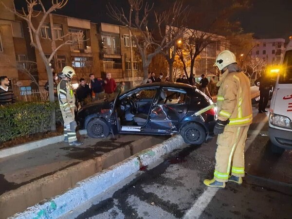تصادف در بزرگراه حکیم جان یک نفر را گرفت