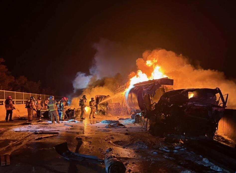 تصادف زنجیرهای در کره جنوبی با ۲ کشته و ۴ زخمی