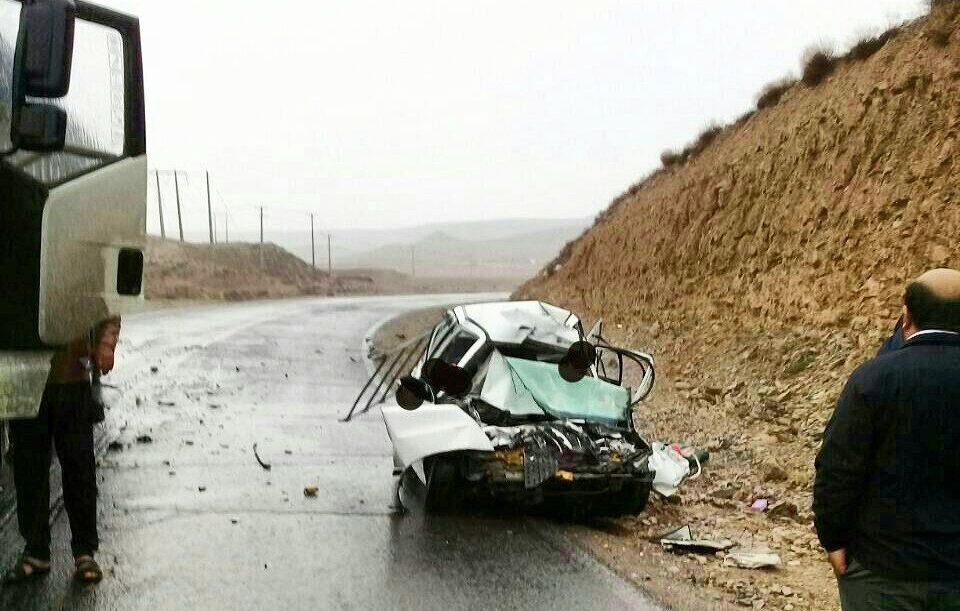 تصادف کامیون و پراید در جاده بیجار – دیواندره پنج کشته برجا گذاشت
