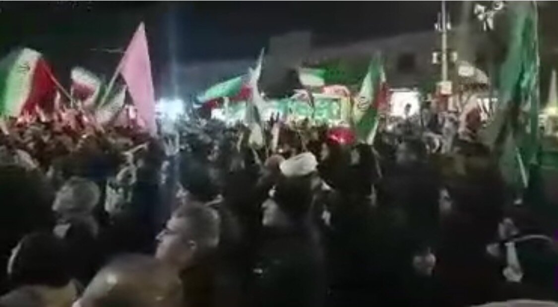 تصاویر هوایی از خروش مردم ارومیه در چهارشنبه سوزی دشمن