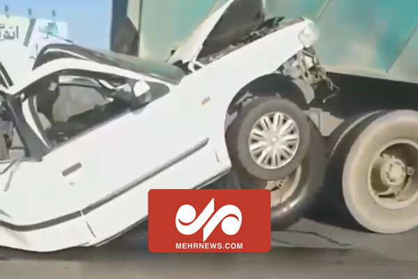 تصاویری از تصادف شدید در آمل