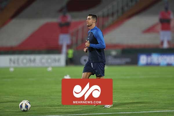 تصاویری از تمرین رونالدو و بازیکنان تیم النصر عربستان درآزادی