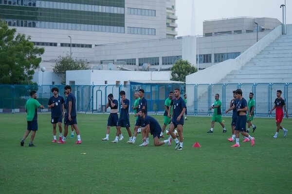 تمرین امیدهای فوتبال در باشگاه ایرانیان دوبی برگزار شد